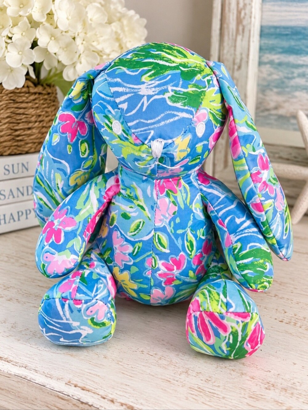 Lilly Pulitzer Floral Bunny Plush 🐰 LIMITED EDITION 🌸